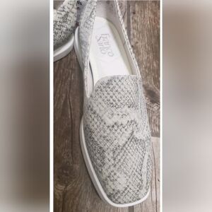 Franco Sarto Boston Faux Snakeskin Print Slip Ons Womens Size 6M NWT